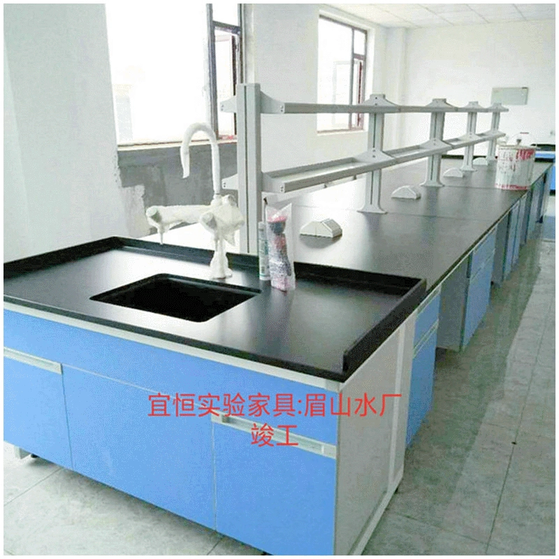 Цельностальной стиральный стол Цельнометаллический электронный экспериментальный стол Больница химия Цельнометаллический экспериментальный стол