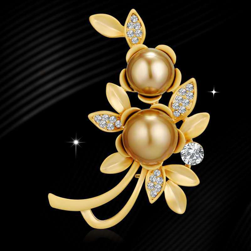 Edle Diamantbrosche Für Damen Elegante Schalbrosche Aus Legierung_voghion.com