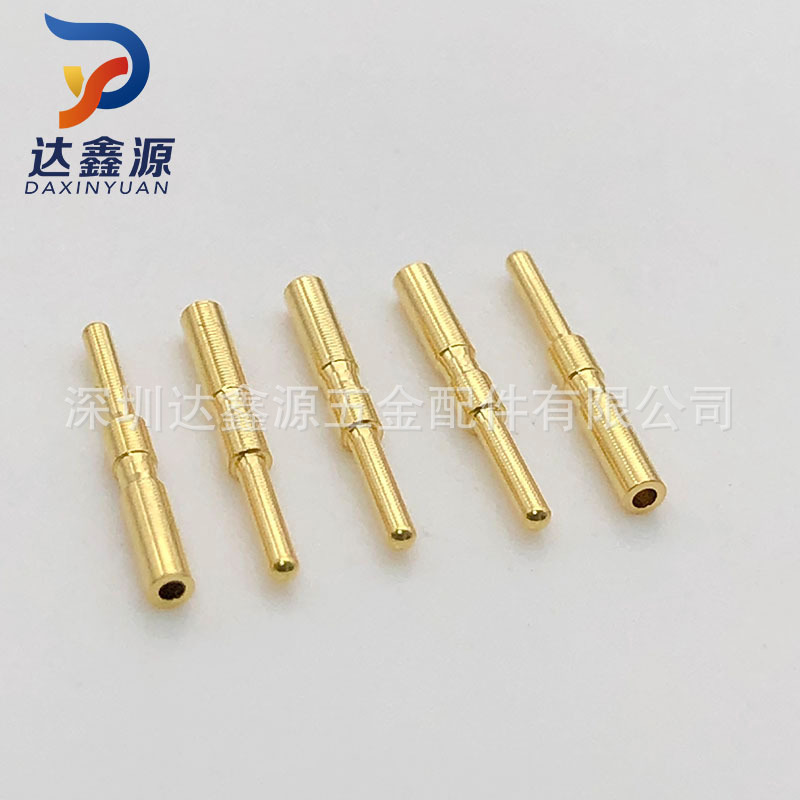 0.78DIY耳机插针 镀金压线0.78耳机插针磷铜铍铜帝铜 0.78耳机插