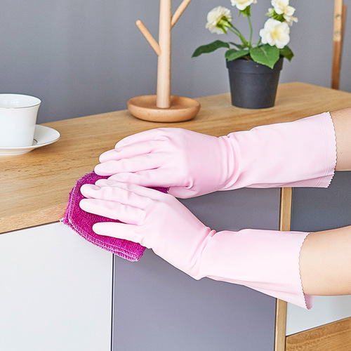 Housework gloves imported from Japan, waterproof and durable latex gloves, thin laundry, dishwashing and cleaning gloves