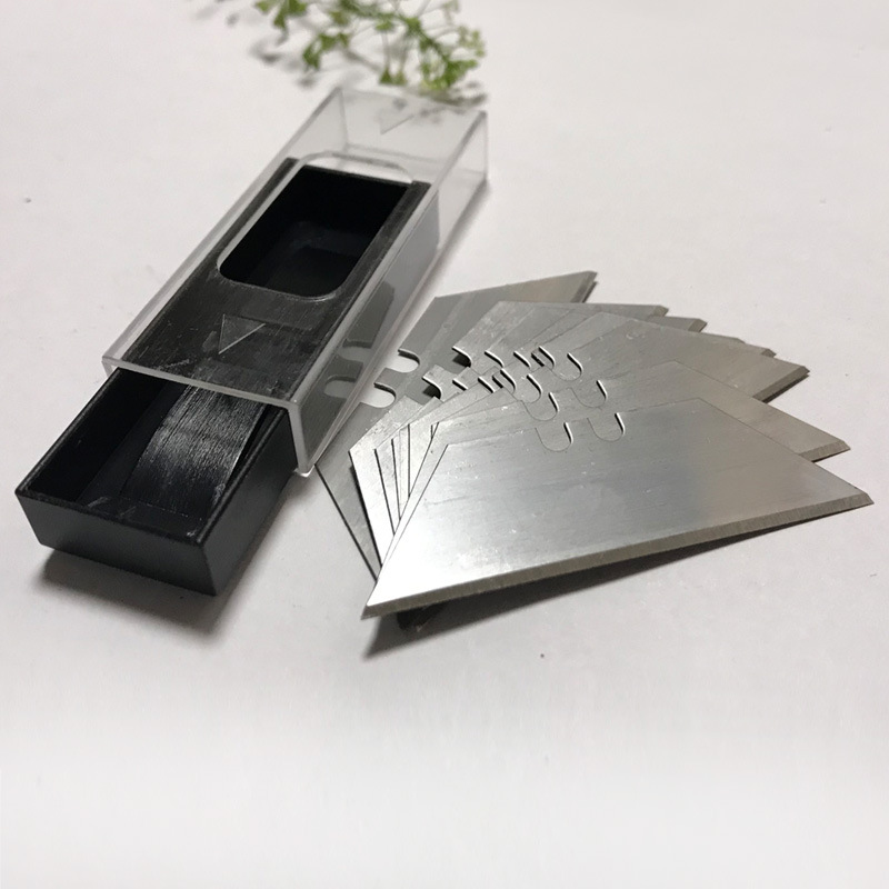 批发黑壳超厚梯形刀片 折叠刀片  壁纸地毯皮革刀片 T型美工刀片