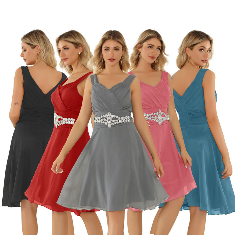 plus size Women's Clothing European and American Cross-border Amazon Explosions Tube Top Luxury Bridesmaid Toast Dress Evening dress