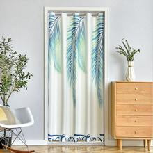 门帘短帘布批发窗帘布艺家纺韩版田园风格小碎花提花面料特价零剪