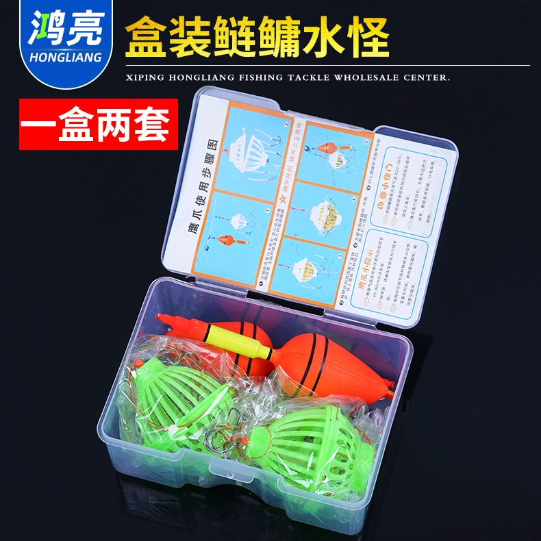 Группа ловли серебряного карпа и пестрого водного монстра рыболовная клетка плавающая Рыбалка морской крючок для удочки взрывной крючок Приманка Рыбалка на серебряного карпа и серебряного карпа