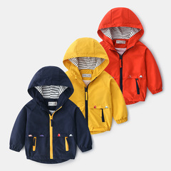 Baby boy jacket spring 20 new baby baby boy windproof jacket children spring storm jacket trendy top