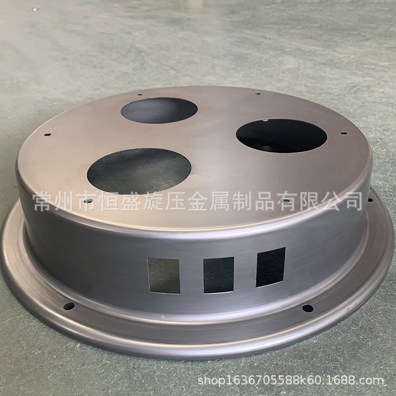 厂家专业旋压工业吸尘器盖子 金属旋压工业吸尘器电机罩零部件