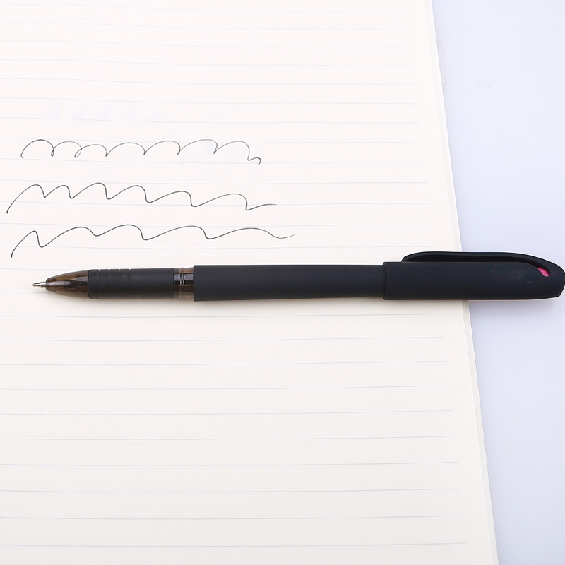 Bolígrafo publicitario impresión de código bidimensional personalizada bolígrafo negro comercial neutro bolígrafo médico bolígrafo de firma personalizado logotipo