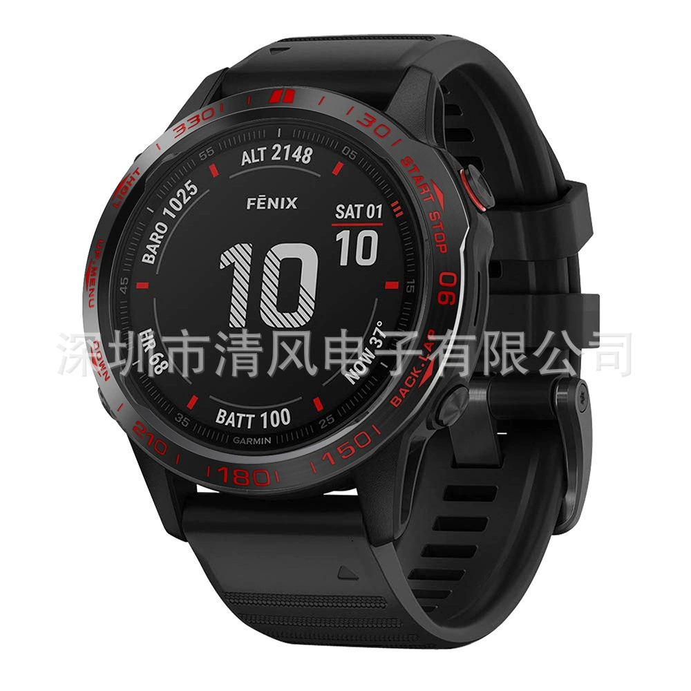 Подходит для Jiaming Garmin Fenix6 шкала металлический ободок гоночное защитное кольцо Шкала Цифровой корпус
