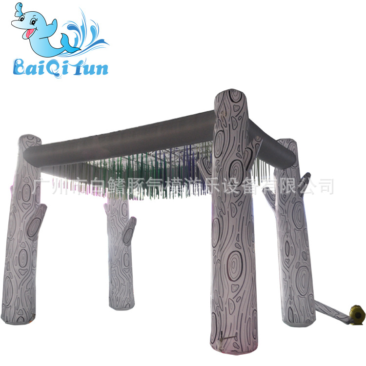 广告 充气树 模型 户外装饰 PVC树干 方形组合 充气气模