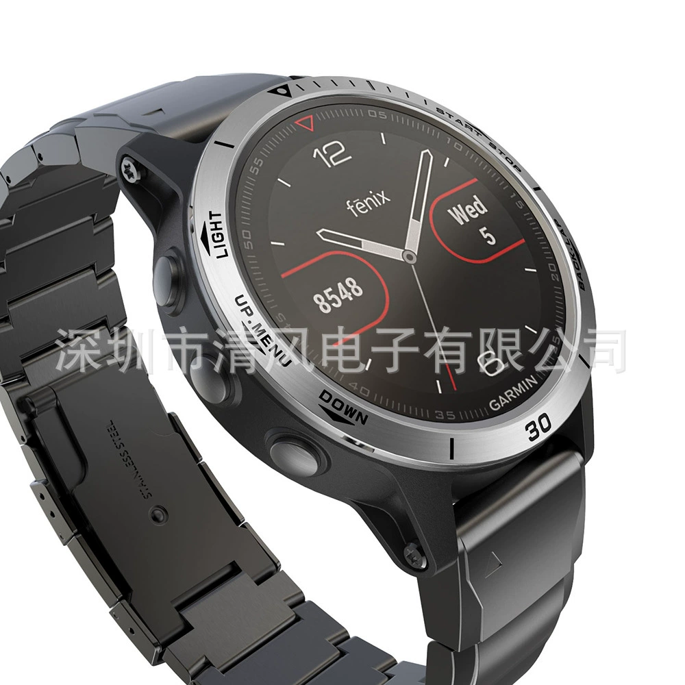 Подходит для Jiaming Garmin Fenix5 масштаб металлический ободок гоночное защитное кольцо травленый цифровой корпус