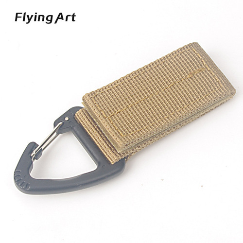 Outdoor backpack accessory tactical nylon multi-functional climbing clip eagle hook buckle hook versatile key chain