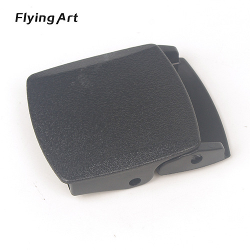 POM belt buckle head canvas smooth buckle for 3.2cm webbing, environmentally friendly security belt buckle LOGO plastic