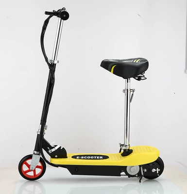 Electric Scooter Battery Car Qatlanan elektrik skuterlər - yellow