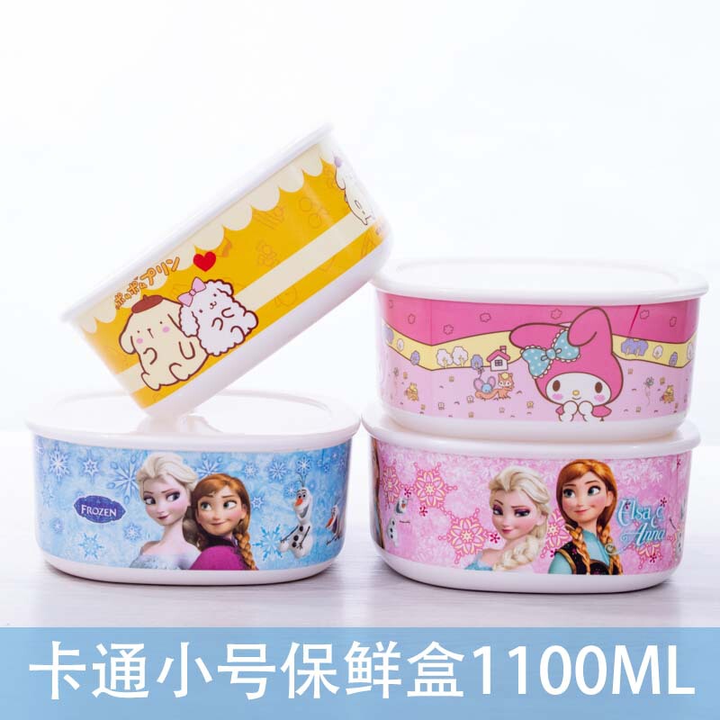 Creative A5 melamine environmental protection tableware cute refrigerator storage box porcelain-like tableware melamine fresh-keeping box melamine dish plate