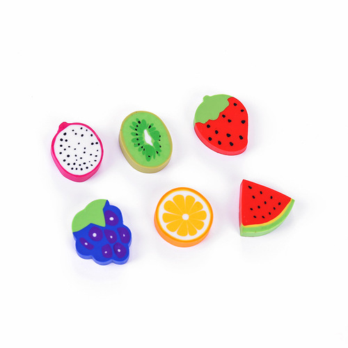 Creative fruit eraser cartoon cute student eraser small gift stationery wholesale