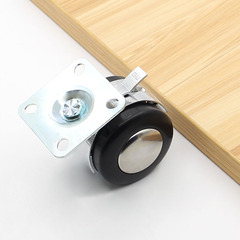 1.5-inch 2-inch flat plastic furniture swivel casters wheel with wire hub, coffee table wheel, sofa wheel, nightstand roller