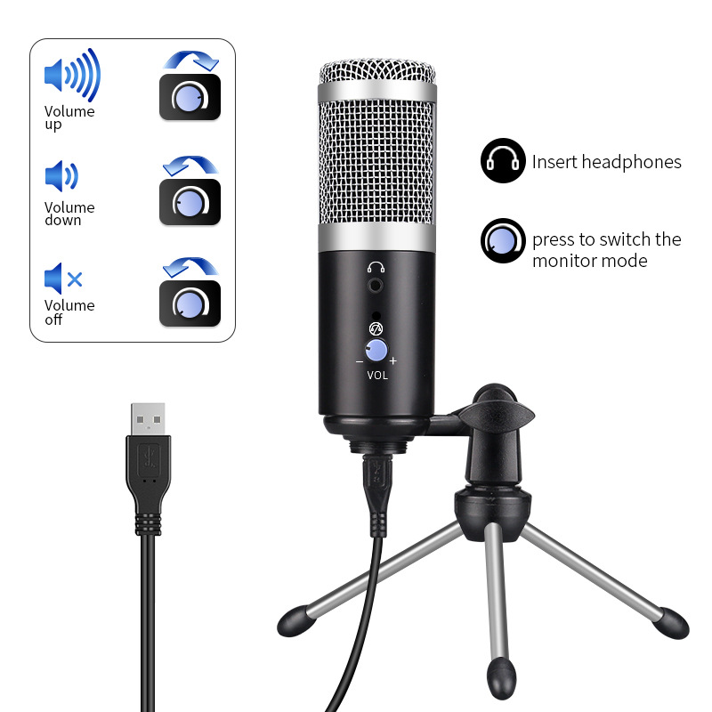 USB microphone desktop computer micropho...