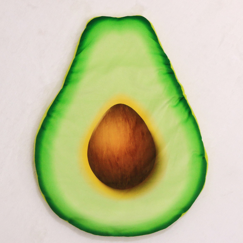 Máquina lavable perro estera 3D fruta pan huevo mascota estera de lana de cordero gato estera mascota nido perrera cama del perro