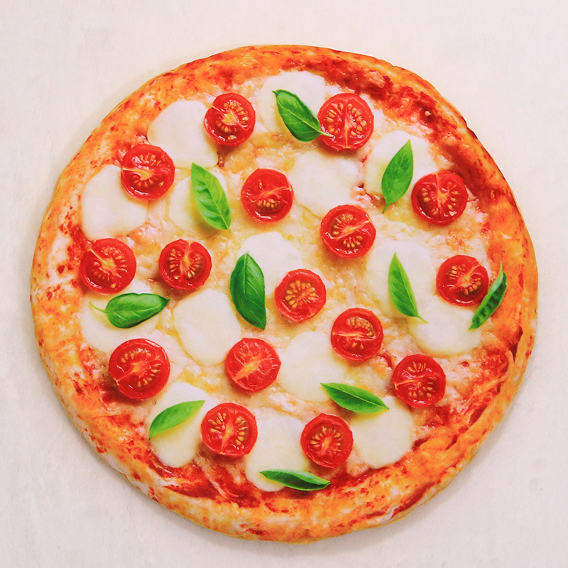 Máquina lavable perro estera 3D fruta pan huevo mascota estera de lana de cordero gato estera mascota nido perrera cama del perro