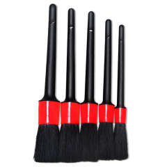 New 5-piece set, car cleaning round brush, car beauty detail brush, crevice brush, car wash cleaning small brush