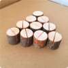 Manufacturers directly offer retro wood pile wedding decoration of logs to sign a message folder, stool business card to pinch wedding