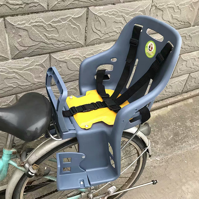 Asiento de bicicleta Chuanfu bicicleta grande asiento de seguridad para niños asiento trasero de bicicleta de bebé de plástico