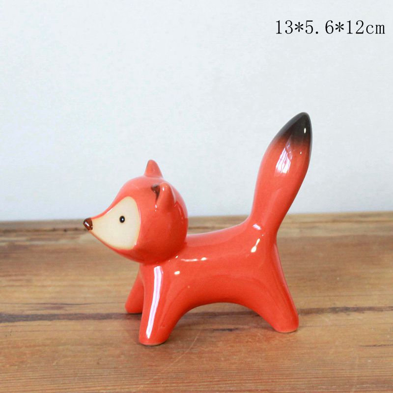 Wholesale ceramic fox crafts