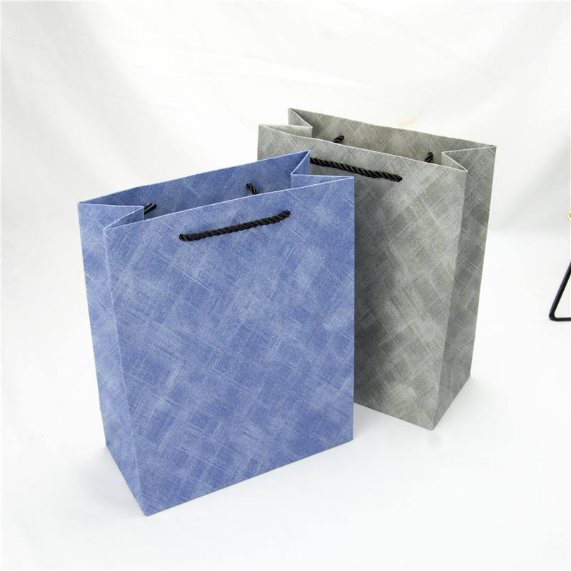 Color sólido grande simple bolsa de regalo de Navidad Nordic Business ins estilo cumpleaños caja de regalo bolso bolsa de papel