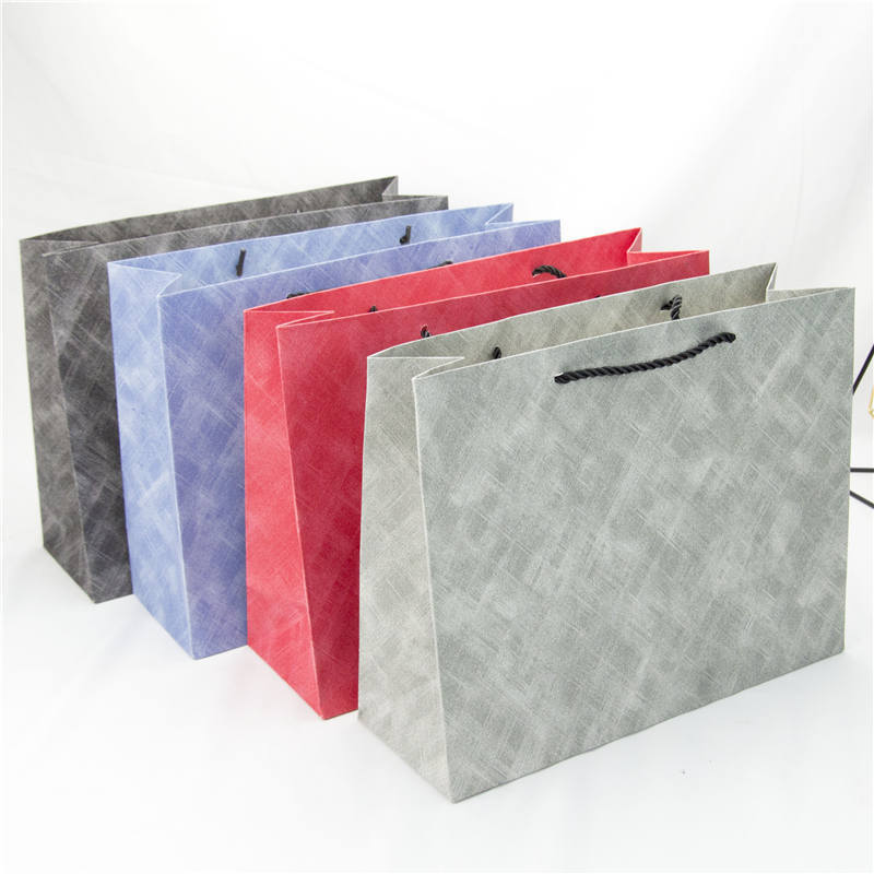 Color sólido grande simple bolsa de regalo de Navidad Nordic Business ins estilo cumpleaños caja de regalo bolso bolsa de papel