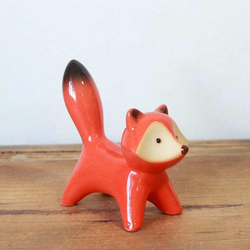 Wholesale ceramic fox crafts