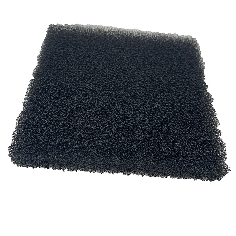 黑色空气过滤海绵活性炭过滤网除臭油烟机空气净化蜂窝状海绵供应