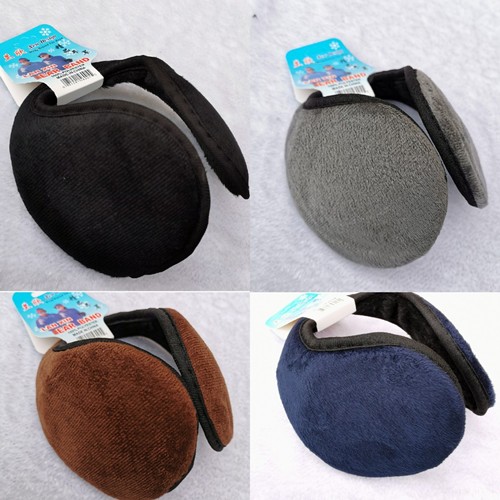 Popular winter men's adult earmuffs solid color men's ear warmers earmuffs men's ear warmers wholesale