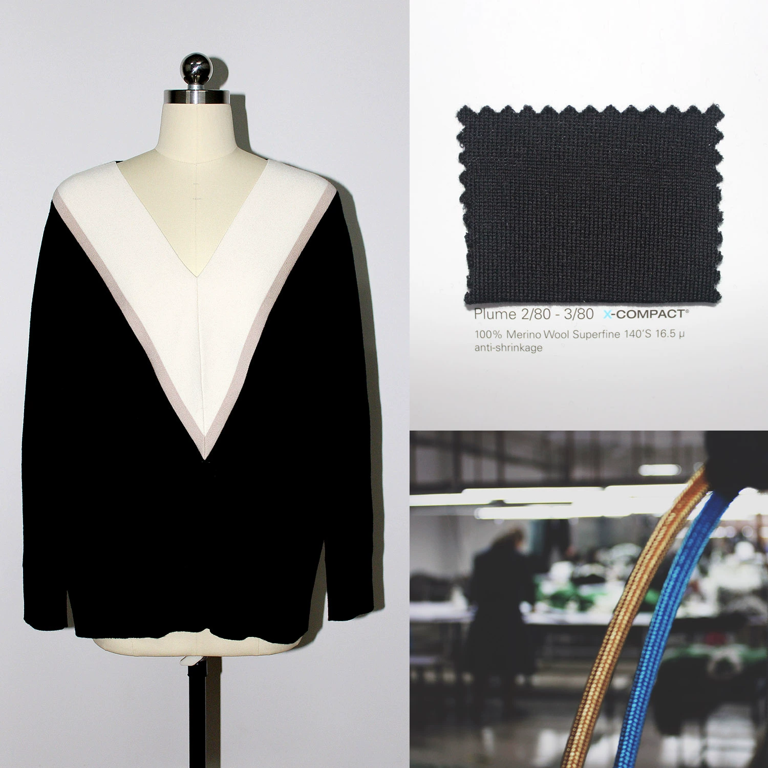 На фабрике Leltao бутик женской одежды знаменитые свитера