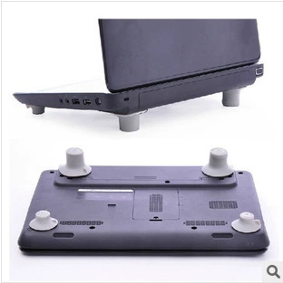 В наличии партия портативных подножек для отвода тепла для ноутбука, нескользящие подножки для легкой загрузки и выгрузки 4 упаковки