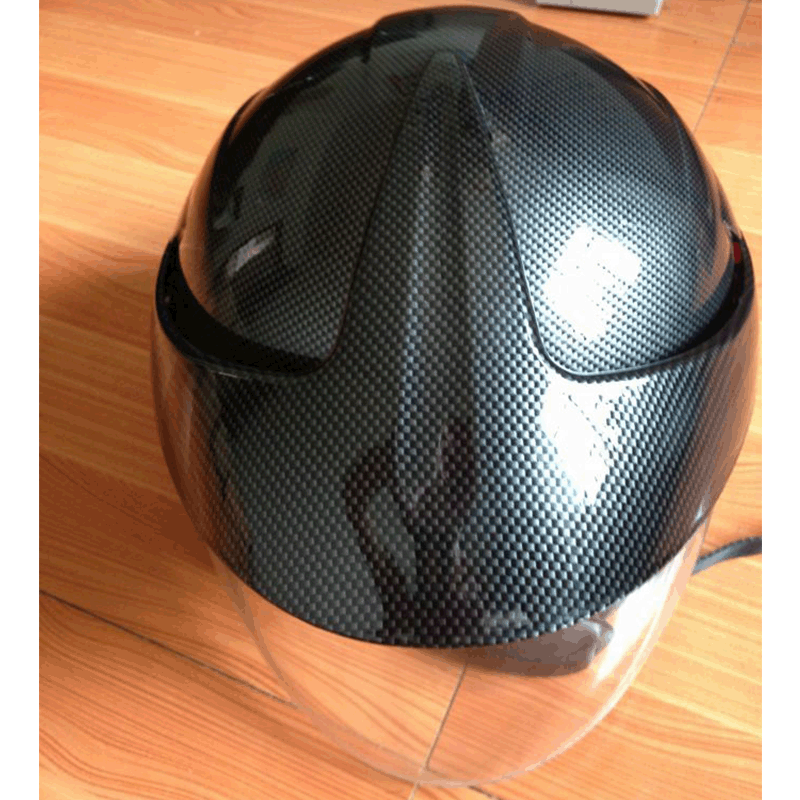 厂家供应摩托车头盔碳纤维水转印加工水转印喷漆碳纤维水转印技术