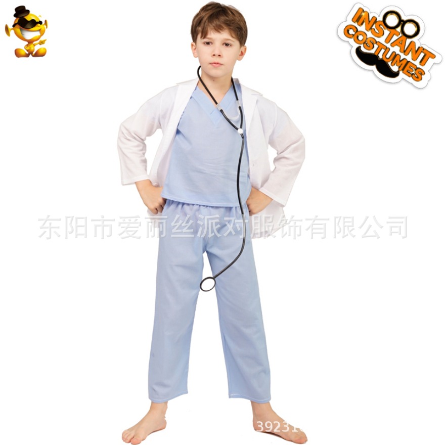 Disfraz de Halloween disfraz de disfraces cosplay niño pequeño médico traje de distribución al por mayor