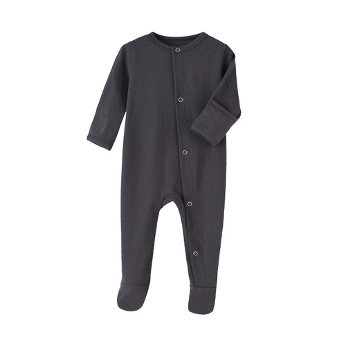 Baby clothes, winter and autumn ribbed long-sleeved crawling suits, head-and-body suits for babies, newborn baby clothes, crawling suits.