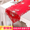 Factory sells Christmas table cloth table flag platform cloth hollow embroidery desktop housing home coffee table decoration