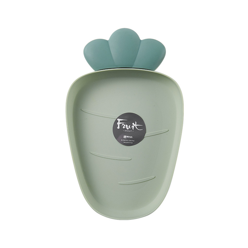 Plato de fruta de rábano plato de fruta de plástico creativo Año nuevo plato de merienda caja de semillas de melón plato doméstico simple moderno