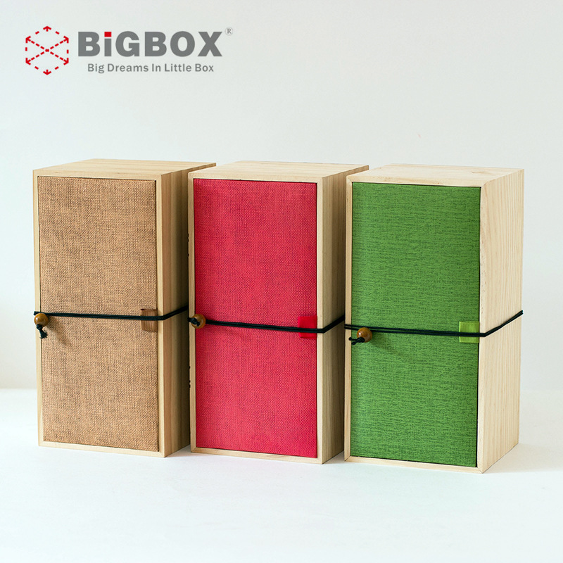 可批发包装茶叶礼盒 大红袍茶叶盒木质长方木盒云南茶叶 礼品盒