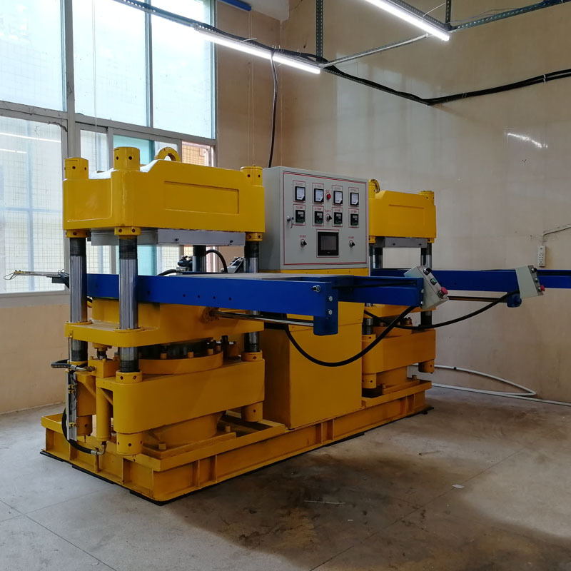 宝轮制造 双联平板硫化机 300吨双头压板自动进出模设备 厂家直销