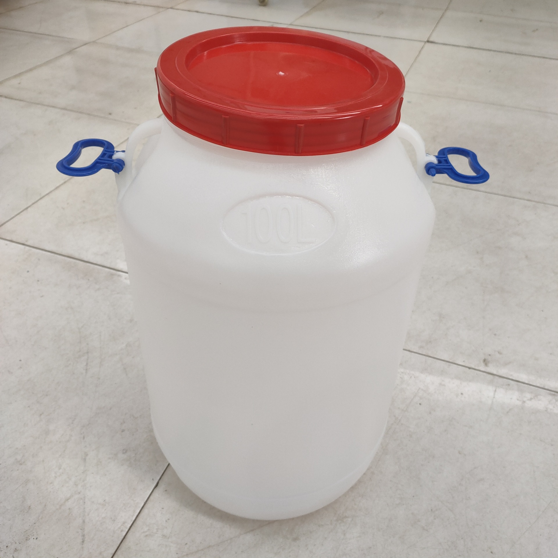 100L小模薄款塑料桶一次性包装桶海蜇桶海带桶海鲜桶酵素桶发酵桶