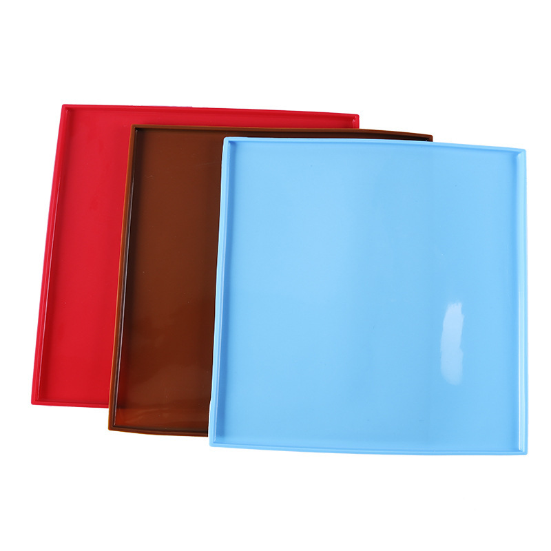 Four-sided high-rise multi-functional silicone Swiss roll cake roll pad baking tray pad flour rice ball chopping board pad high temperature resistant
