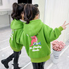 Warm sweatshirt, down jacket, hoody, cardigan, western style, suitable for teen, increased thickness