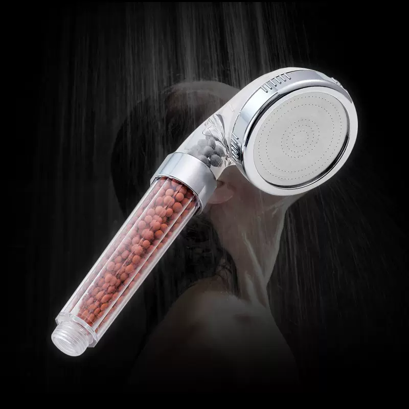 水疗负离子花洒头三重过滤增压节水浴室淋浴手持花洒软管莲蓬喷头