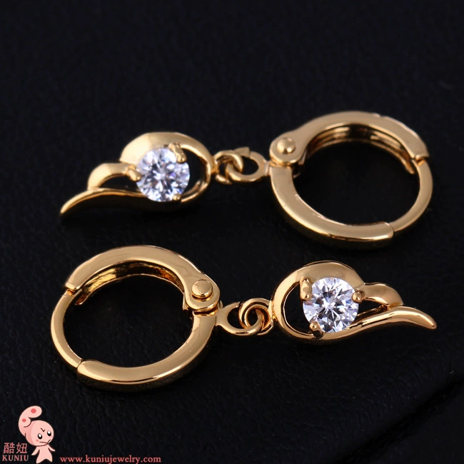 Аксессуар, платиновые серьги с цирконом, Aliexpress, ebay, 18 карат