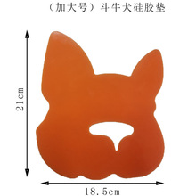 亚马逊宠物硅胶防滑碗垫  耐热抗冷碗垫泰迪比熊餐桌垫厂家现货