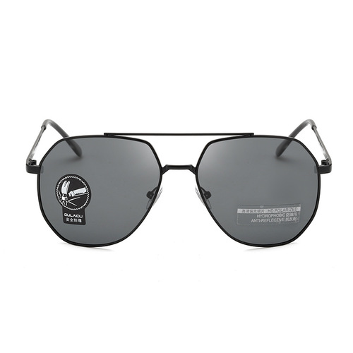 2024 New Model Metal Double Bridge Men's Color-Change Polarized Driving Sunglasses 2001 High Definition Sunglasses