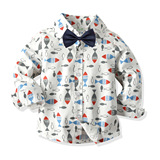 Осенняя детская рубашка для мальчиков, базовый приятный телу классический костюм, европейский стиль