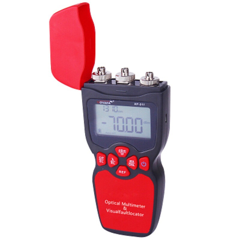 精明鼠原装 多功能光纤网线测试仪 红光笔 稳定光源 光功率计